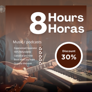 2 8 Studio Hours at 30% Off